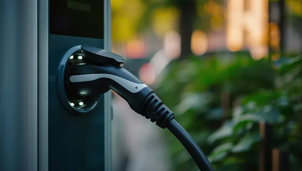 Borne de recharge à Châteauneuf-sur-Charente